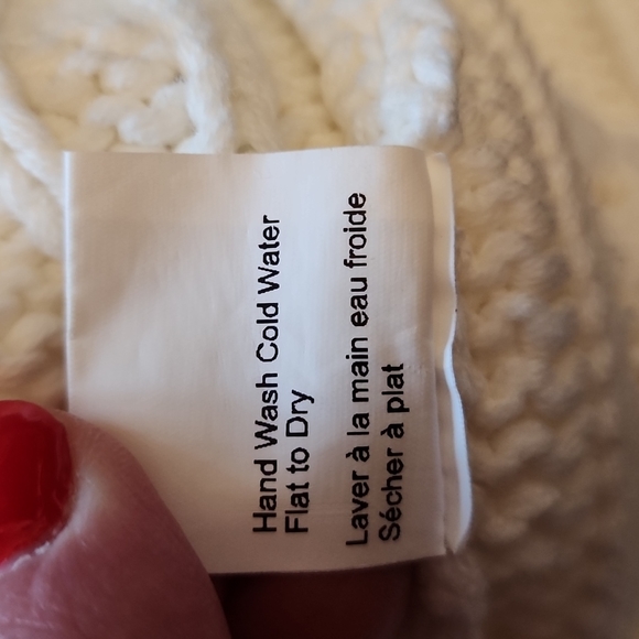 Turtleneck Sweater Cream Size S - Picture 6 of 6